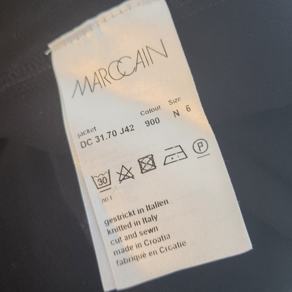 Marc Cain Stretch Open Front ,Dropped Coller Blazer - Picture 10 of 10